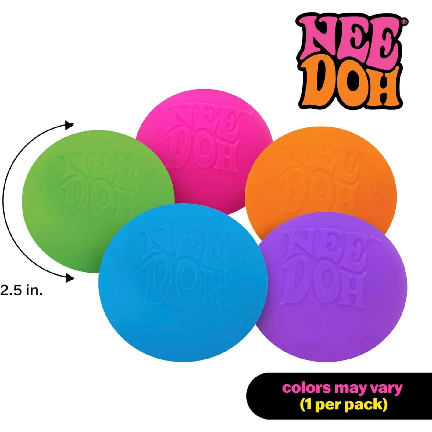 NeeDoh Original Sensory Ball - Assorted Colors - Image 5